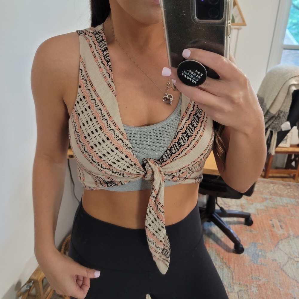 Tie Boho Crop Top